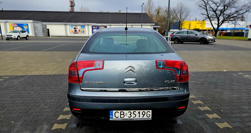 Citroen C5 cena 11900 przebieg: 313492, rok produkcji 2006 z Bydgoszcz małe 211